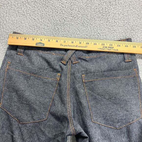 Icon National Denim Shorts Stretch Mens Size 30 Dark Wash Buttons 10" Inseam - Picture 6 of 7